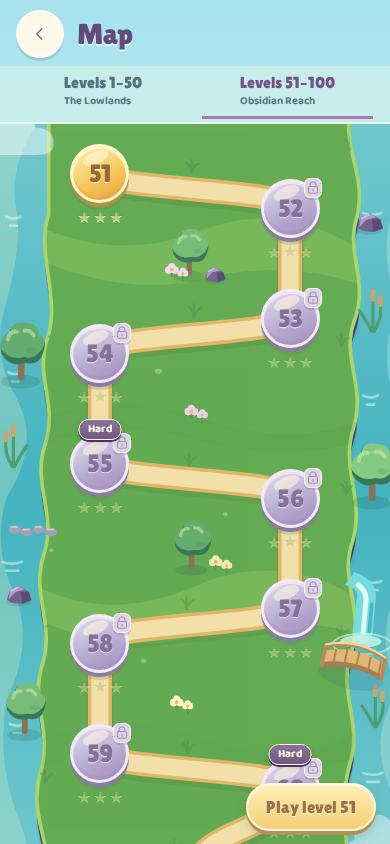 Chapter two map in Eggy Weggy